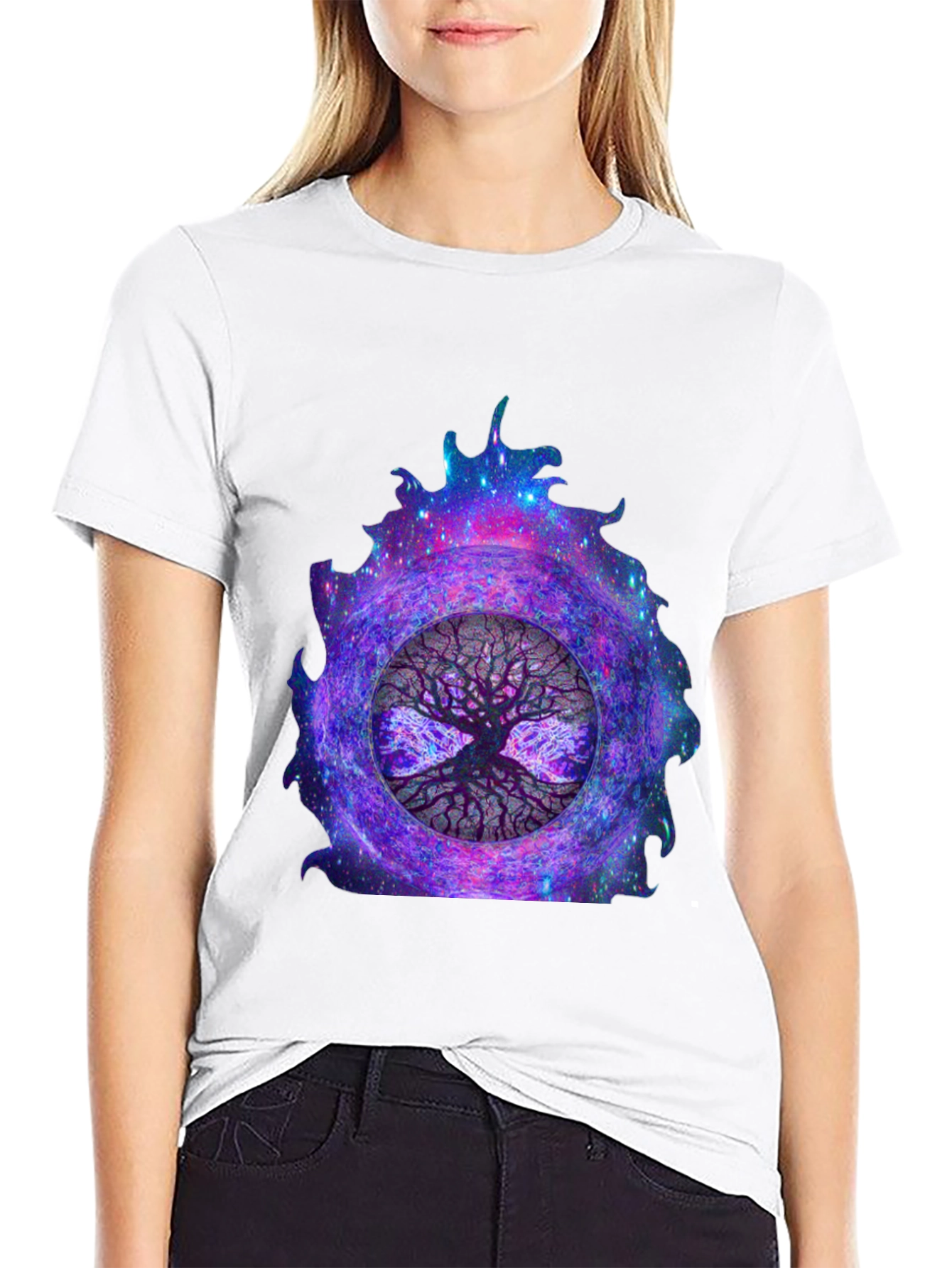 Cosmic Tree of Life Graphic Tee