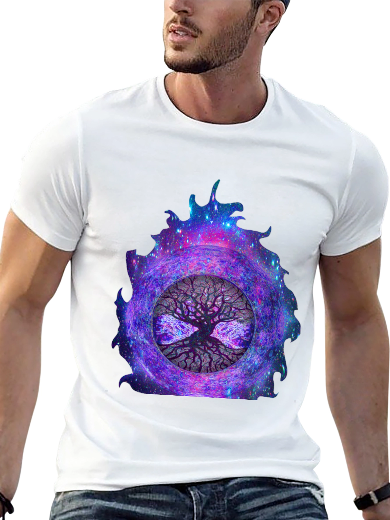 Cosmic Tree of Life Graphic Tee