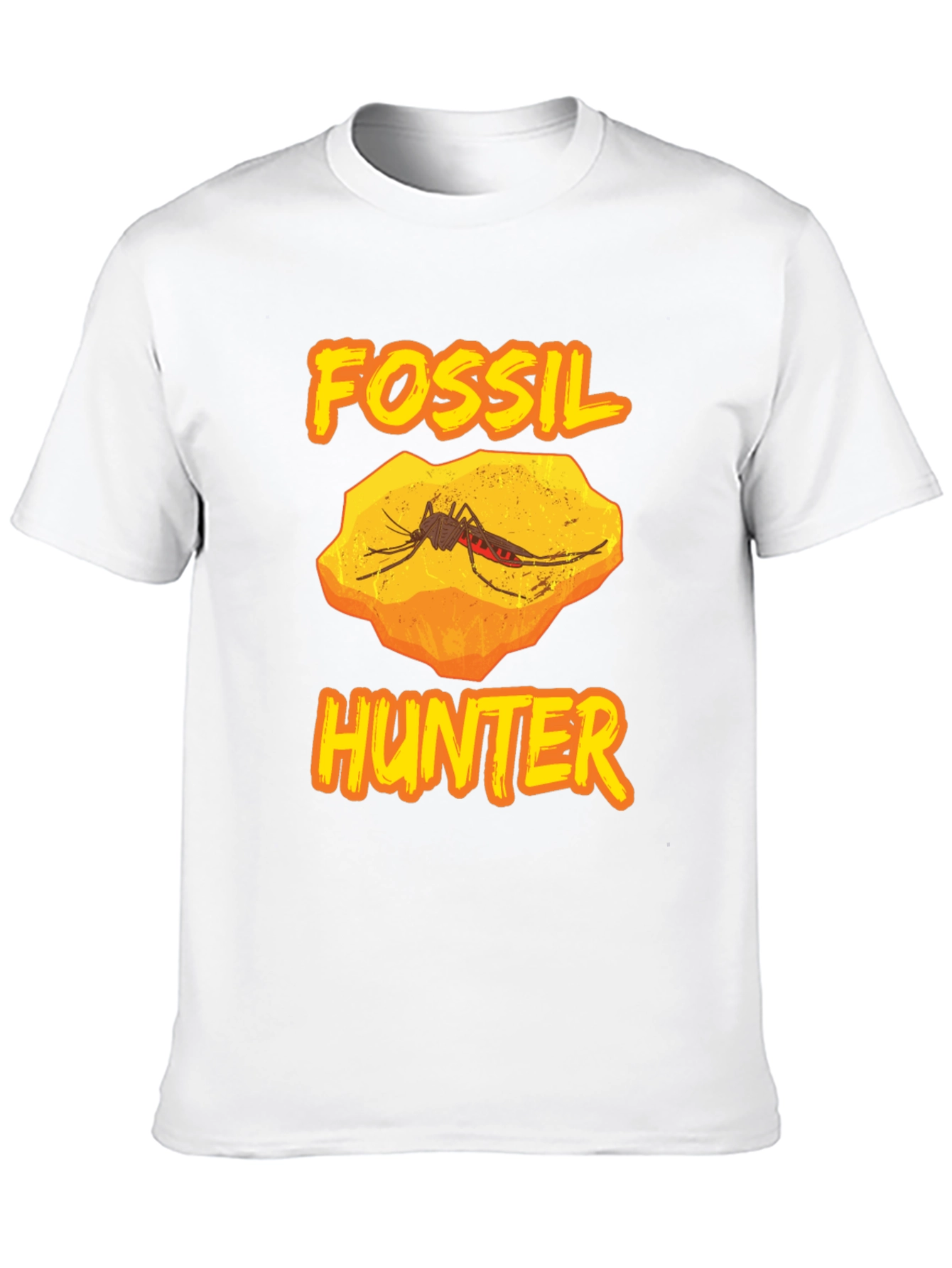 Fossil Hunter T-Shirt - Black Graphic Tee