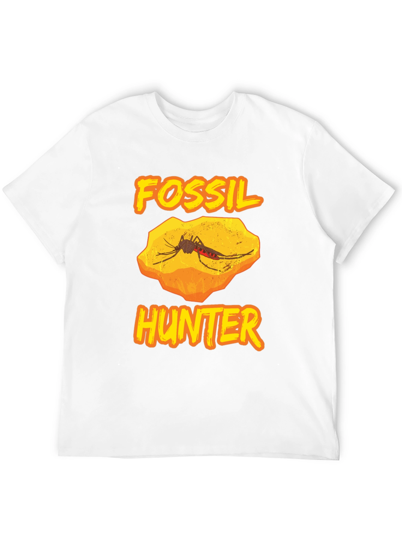 Fossil Hunter T-Shirt - Black Graphic Tee