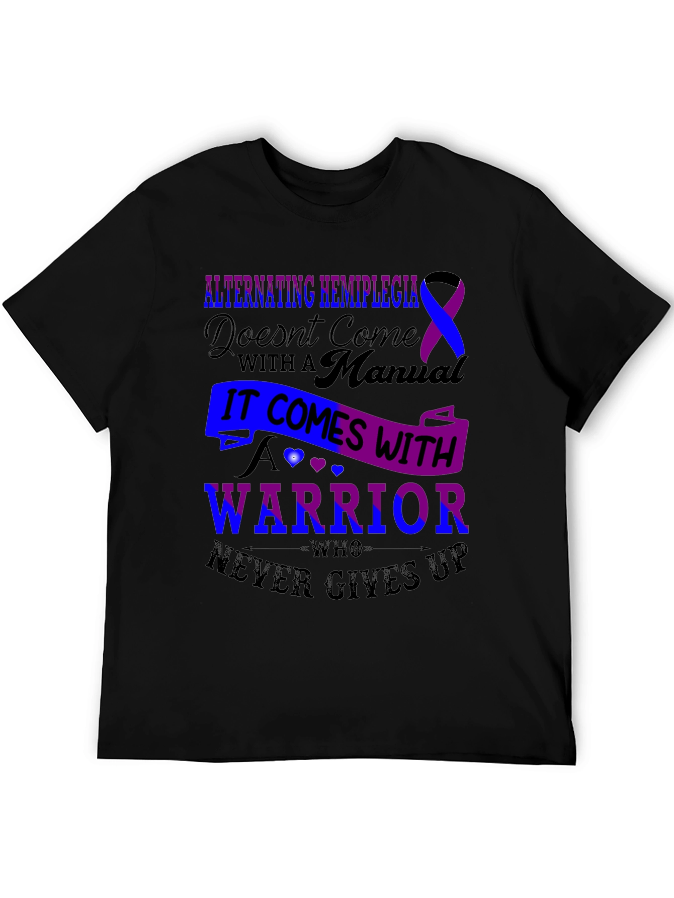 Alternating Hemiplegia Warrior Graphic Tee
