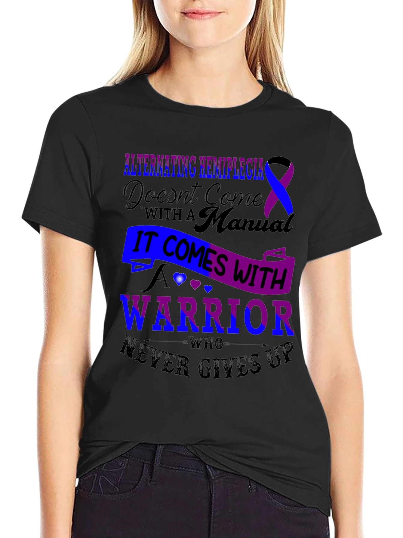 Alternating Hemiplegia Warrior Graphic Tee