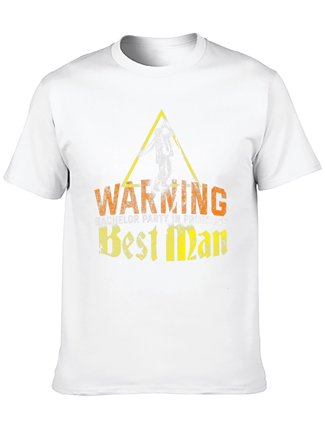 Warning Best Man Bachelor Party T-Shirt