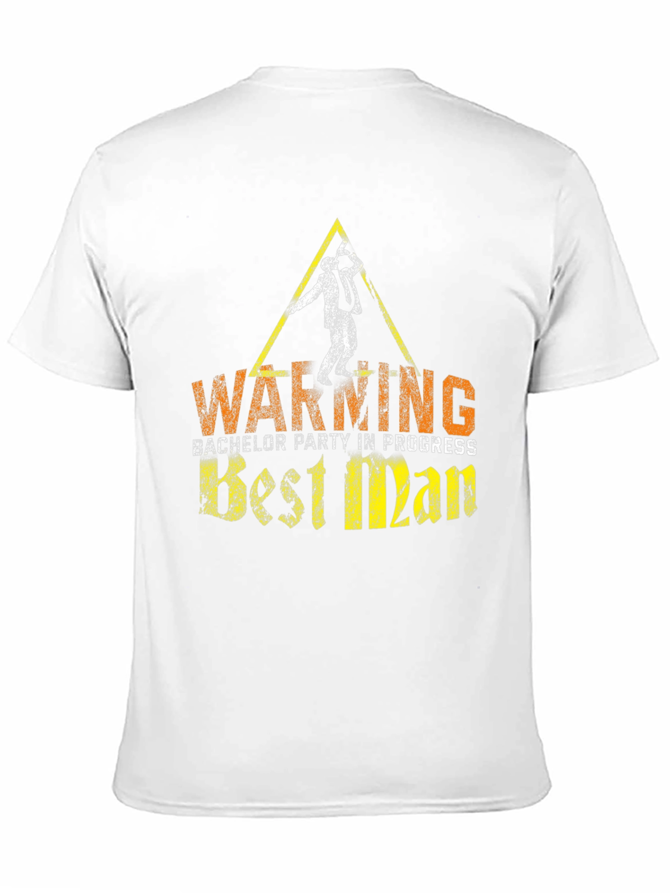 Warning Best Man Bachelor Party T-Shirt