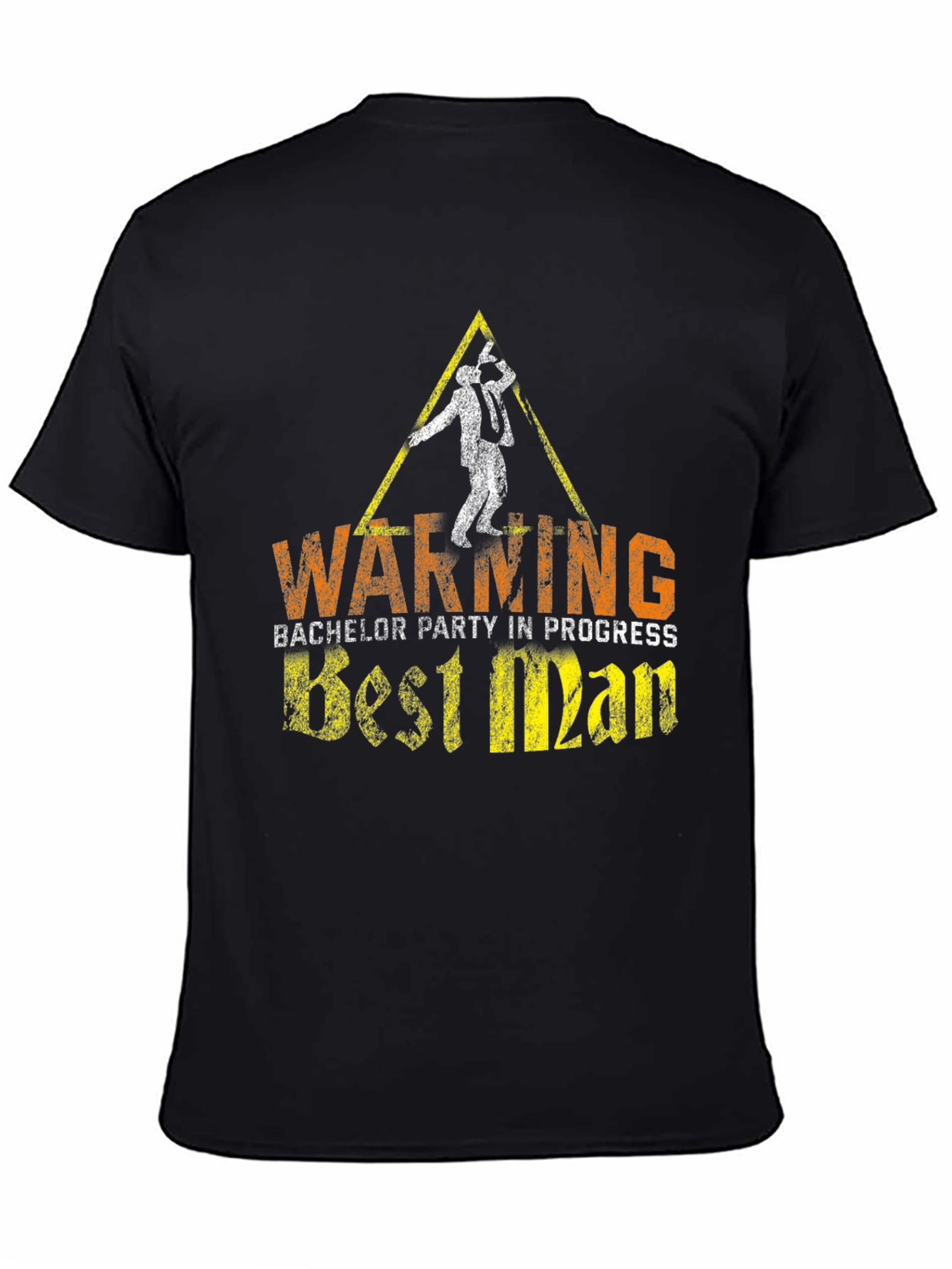 Warning Best Man Bachelor Party T-Shirt