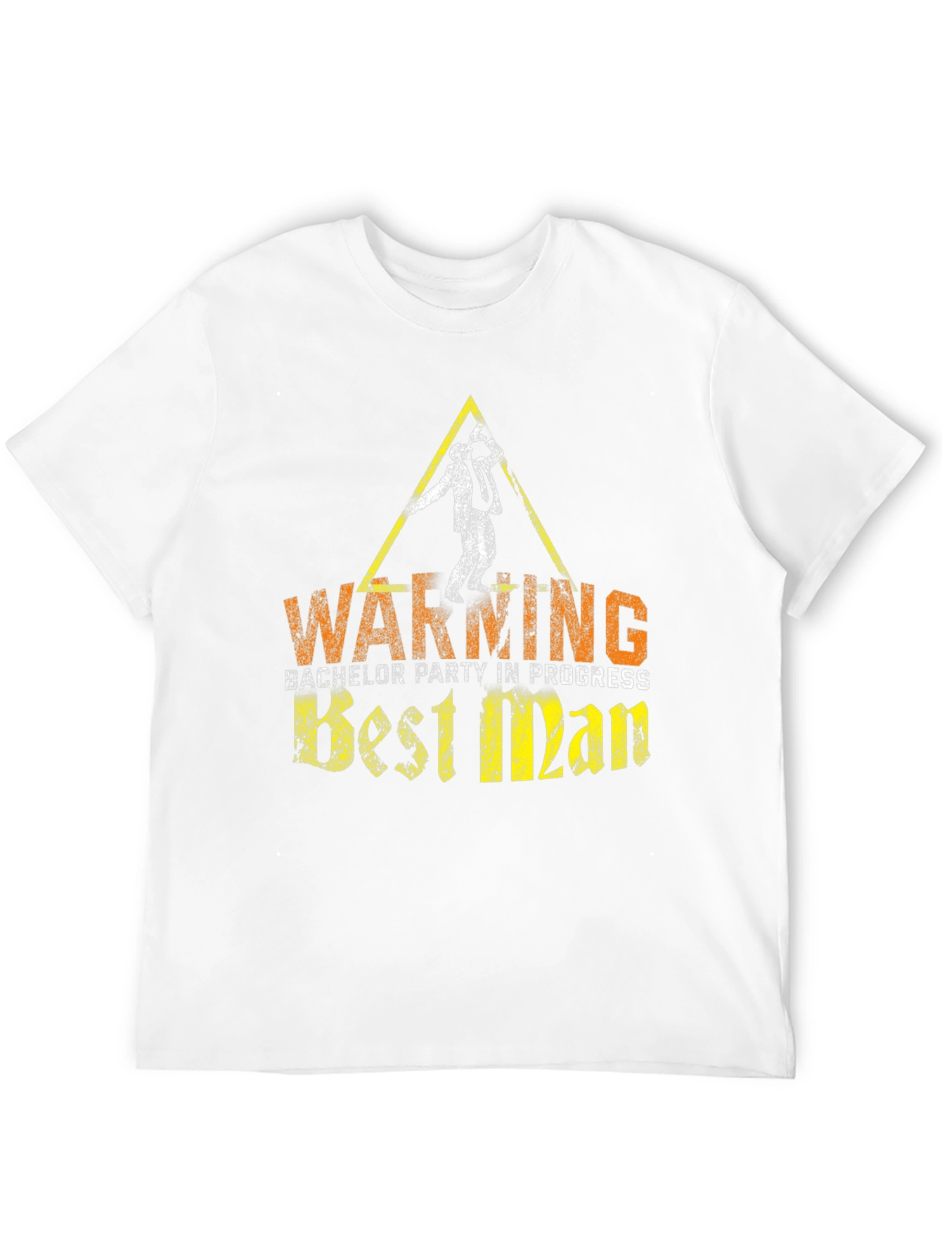 Warning Best Man Bachelor Party T-Shirt
