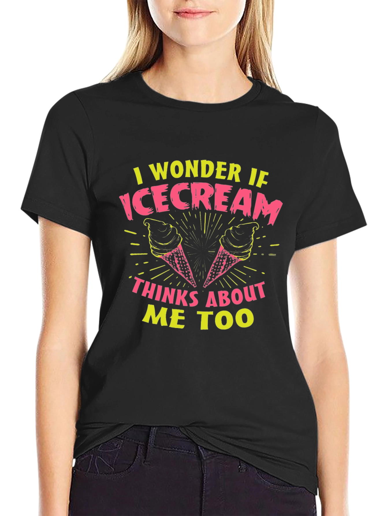 Ice Cream Lovers Graphic T-Shirt
