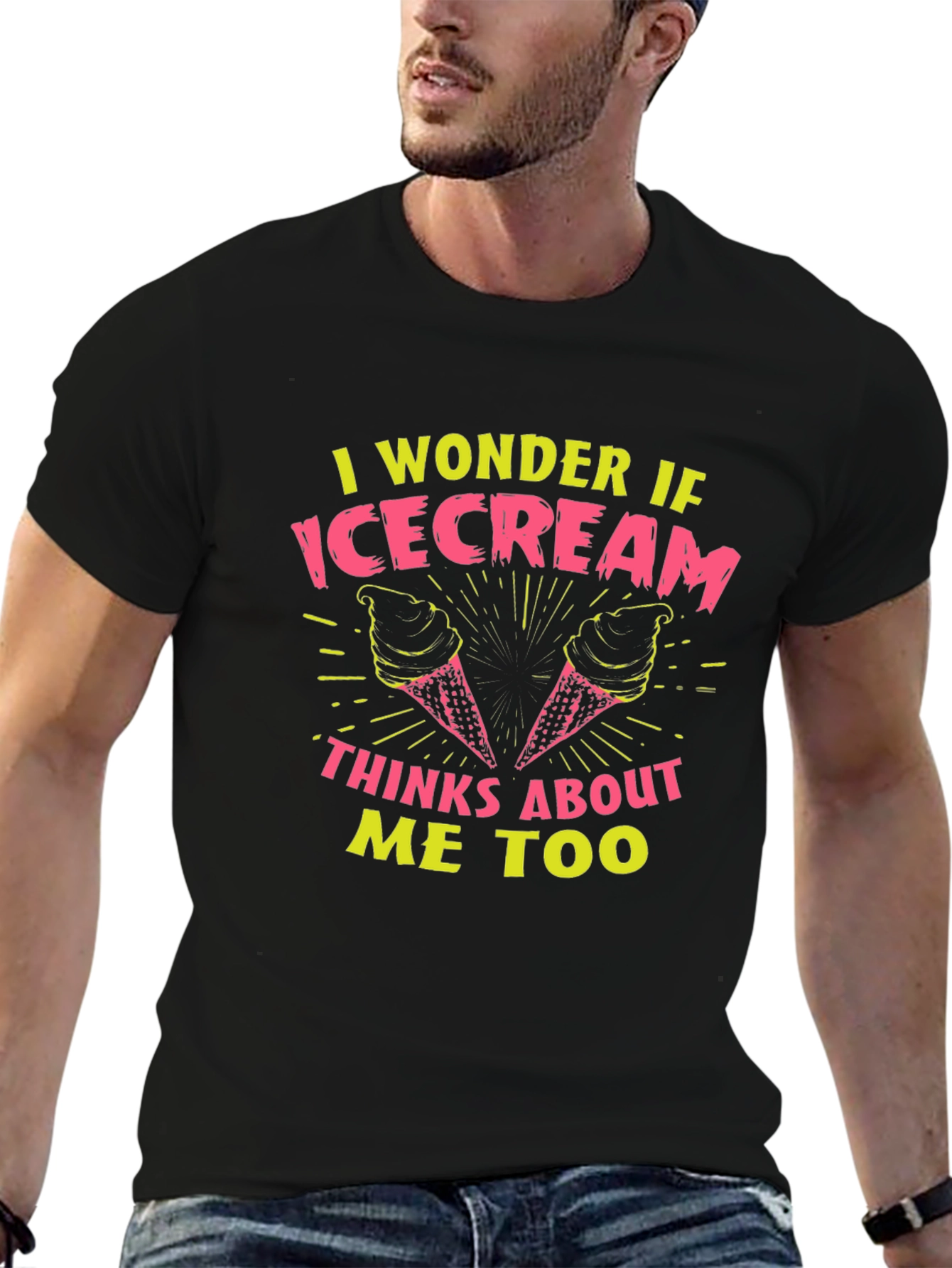 Ice Cream Lovers Graphic T-Shirt