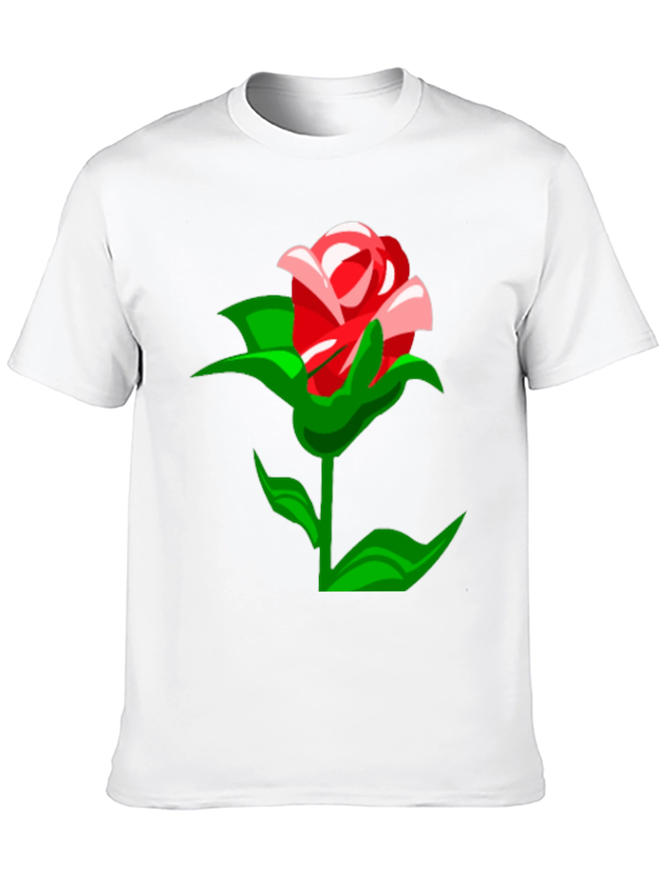 Rose Graphic T-Shirt - Stylish Mens Tee
