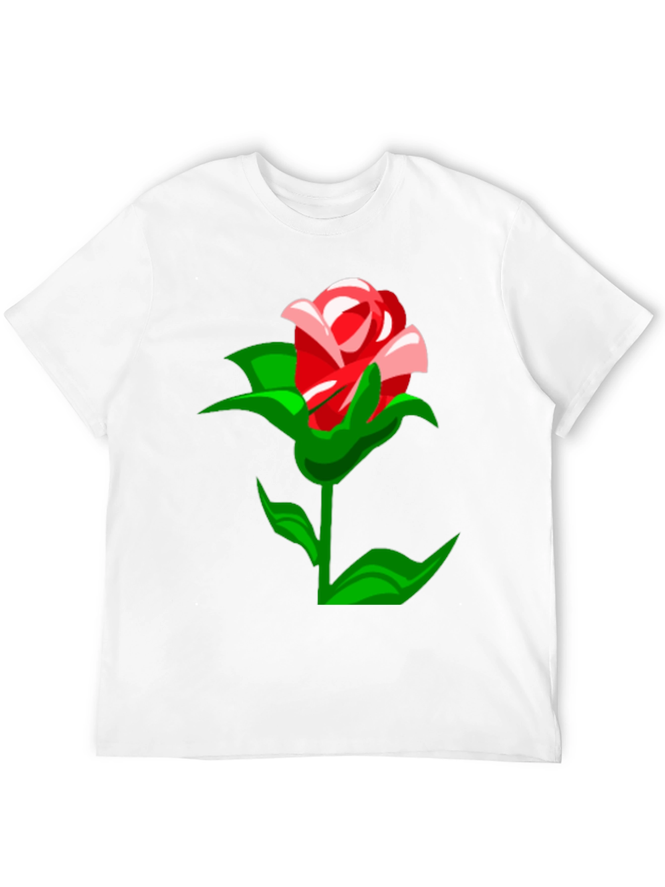 Rose Graphic T-Shirt - Stylish Mens Tee