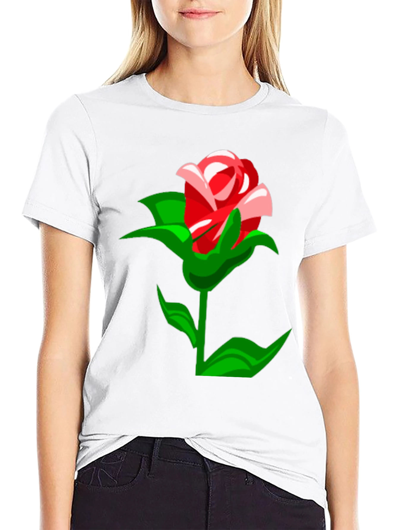 Rose Graphic T-Shirt - Stylish Mens Tee