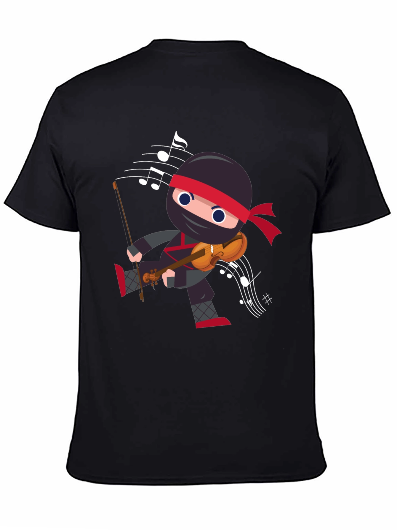 Violin Ninja Graphic T-Shirt