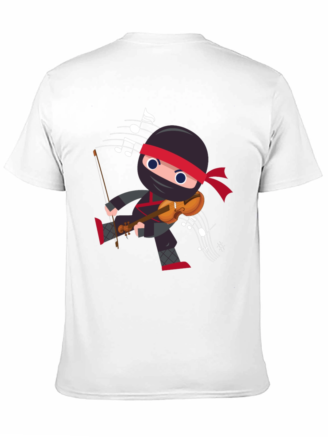Violin Ninja Graphic T-Shirt