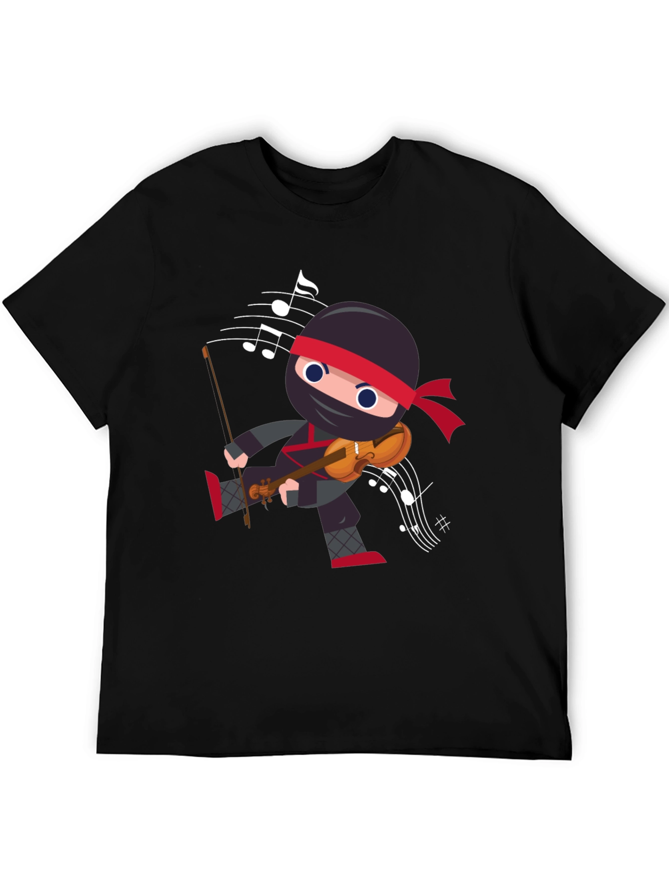 Violin Ninja Graphic T-Shirt