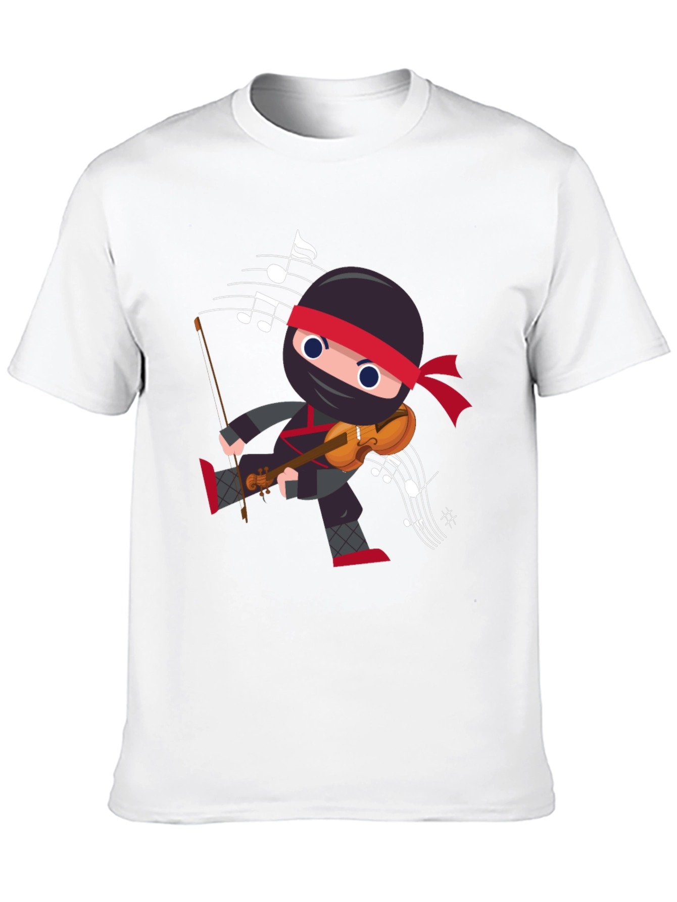 Violin Ninja Graphic T-Shirt
