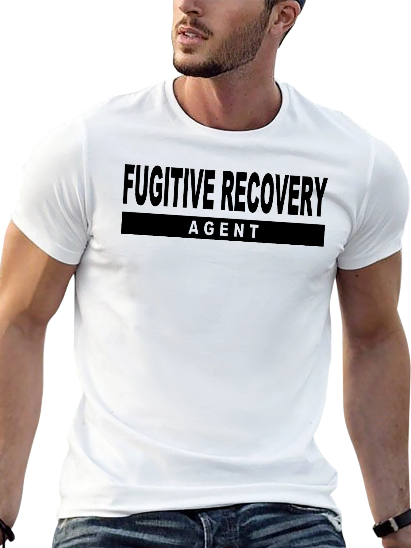 Fugitive Recovery Agent Black T-Shirt