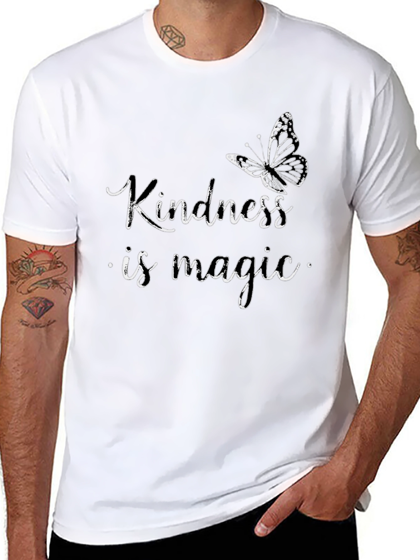 Kindness is Magic Butterfly Graphic Tee