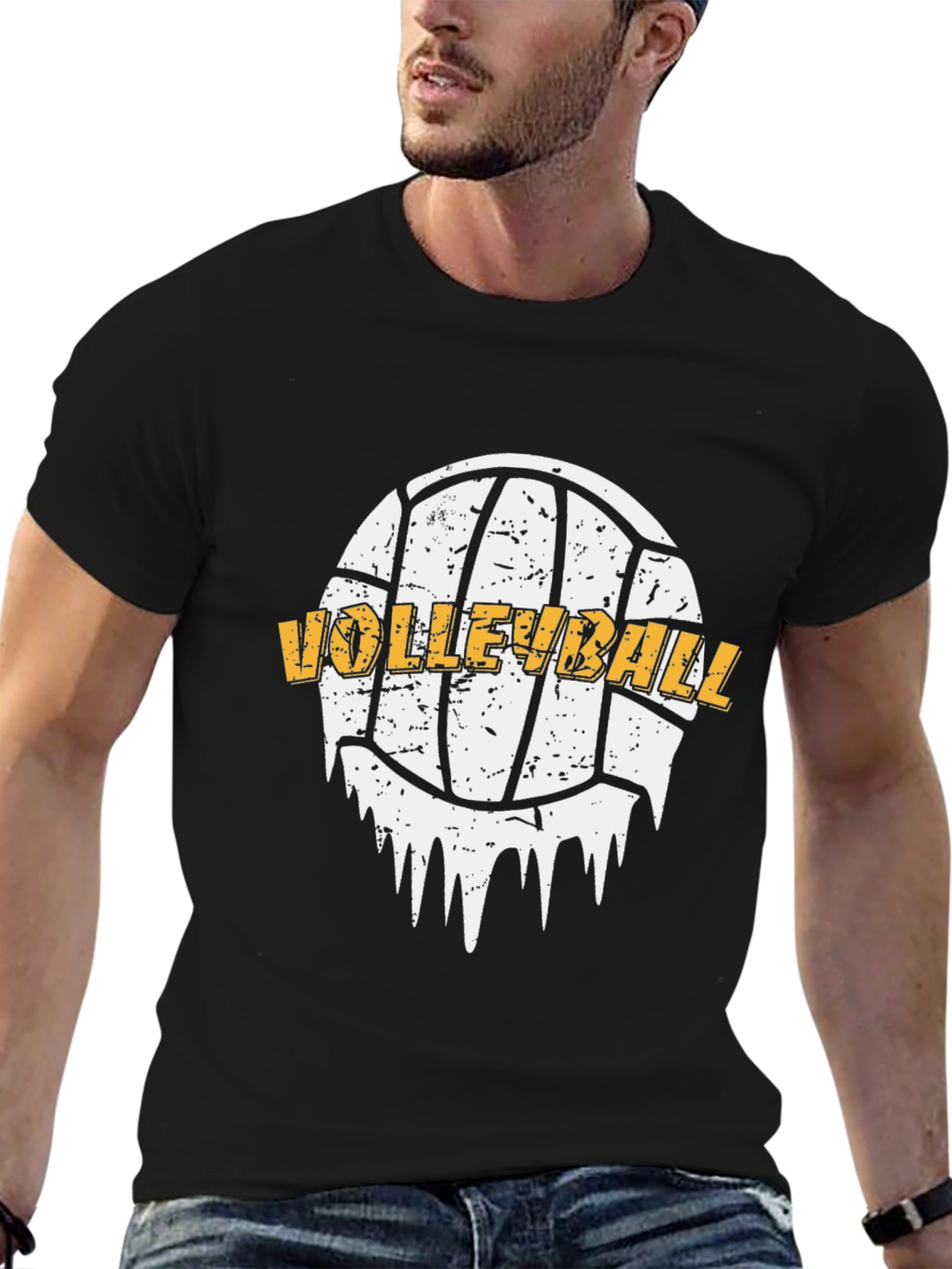 Volleyball Graphic Tee - Cool Sport T-Shirt