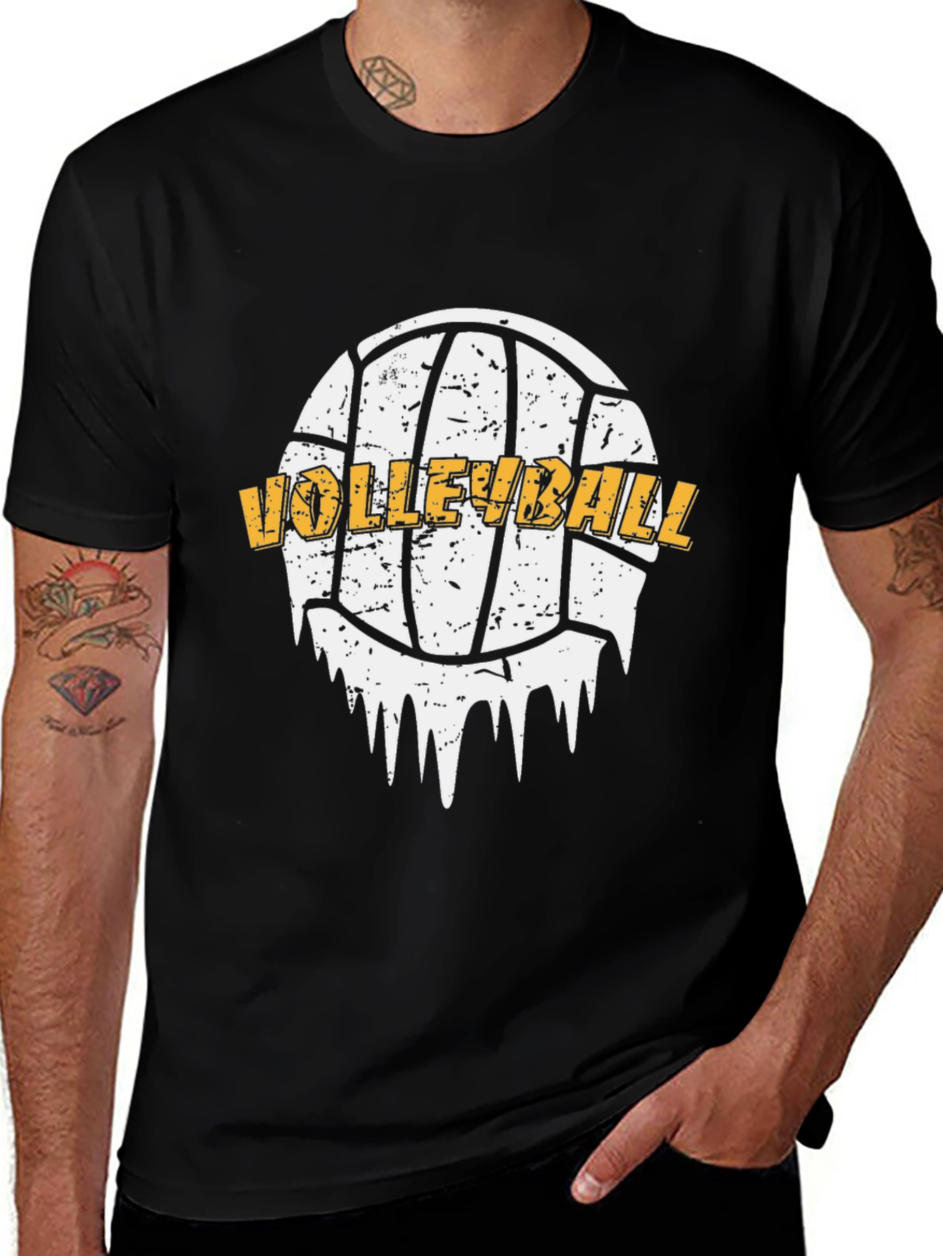 Volleyball Graphic Tee - Cool Sport T-Shirt