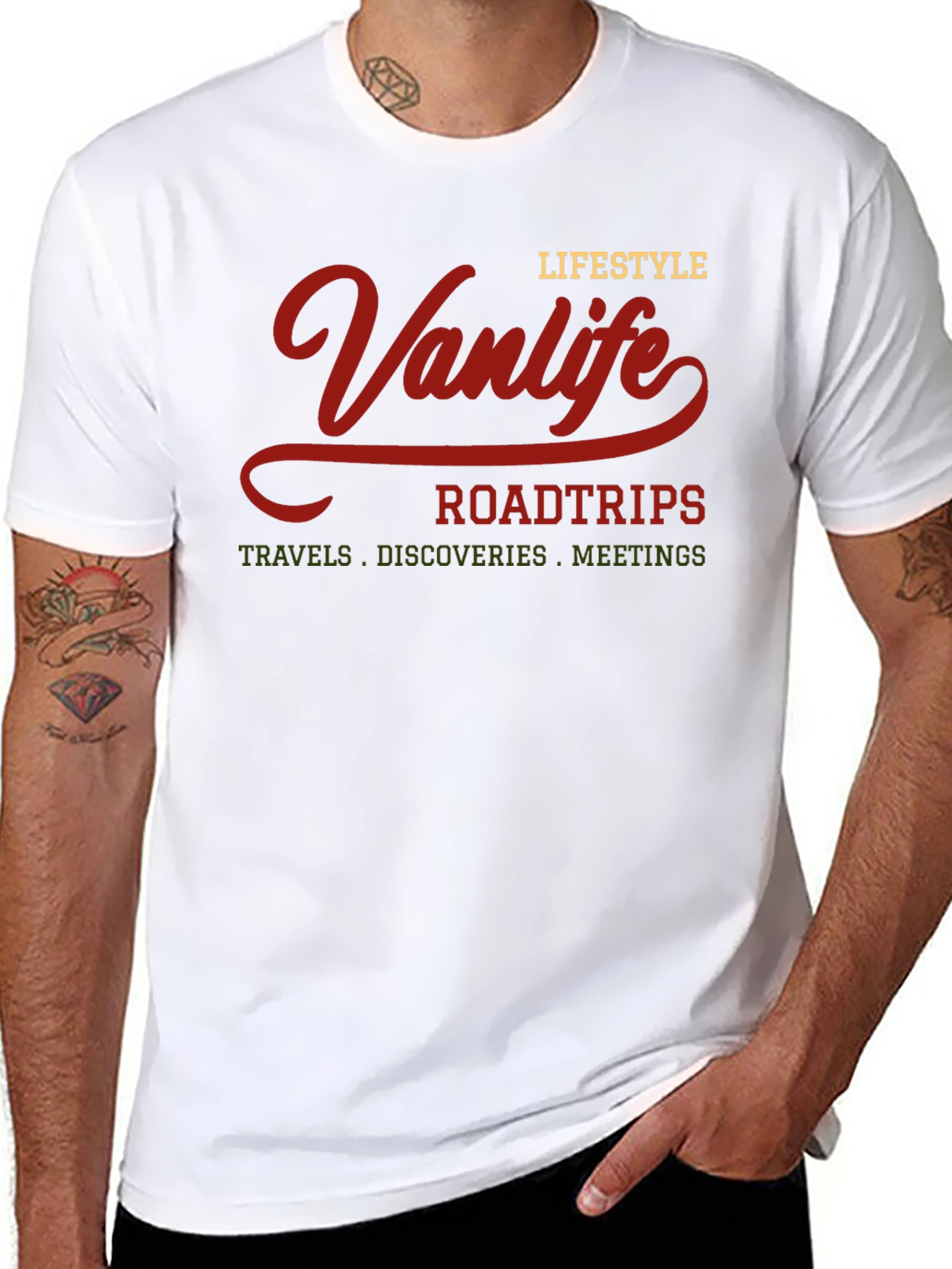 Vanlife Lifestyle Roadtrip Graphic Tee