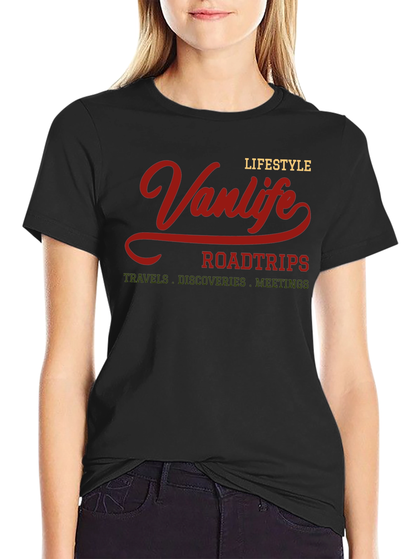 Vanlife Lifestyle Roadtrip Graphic Tee