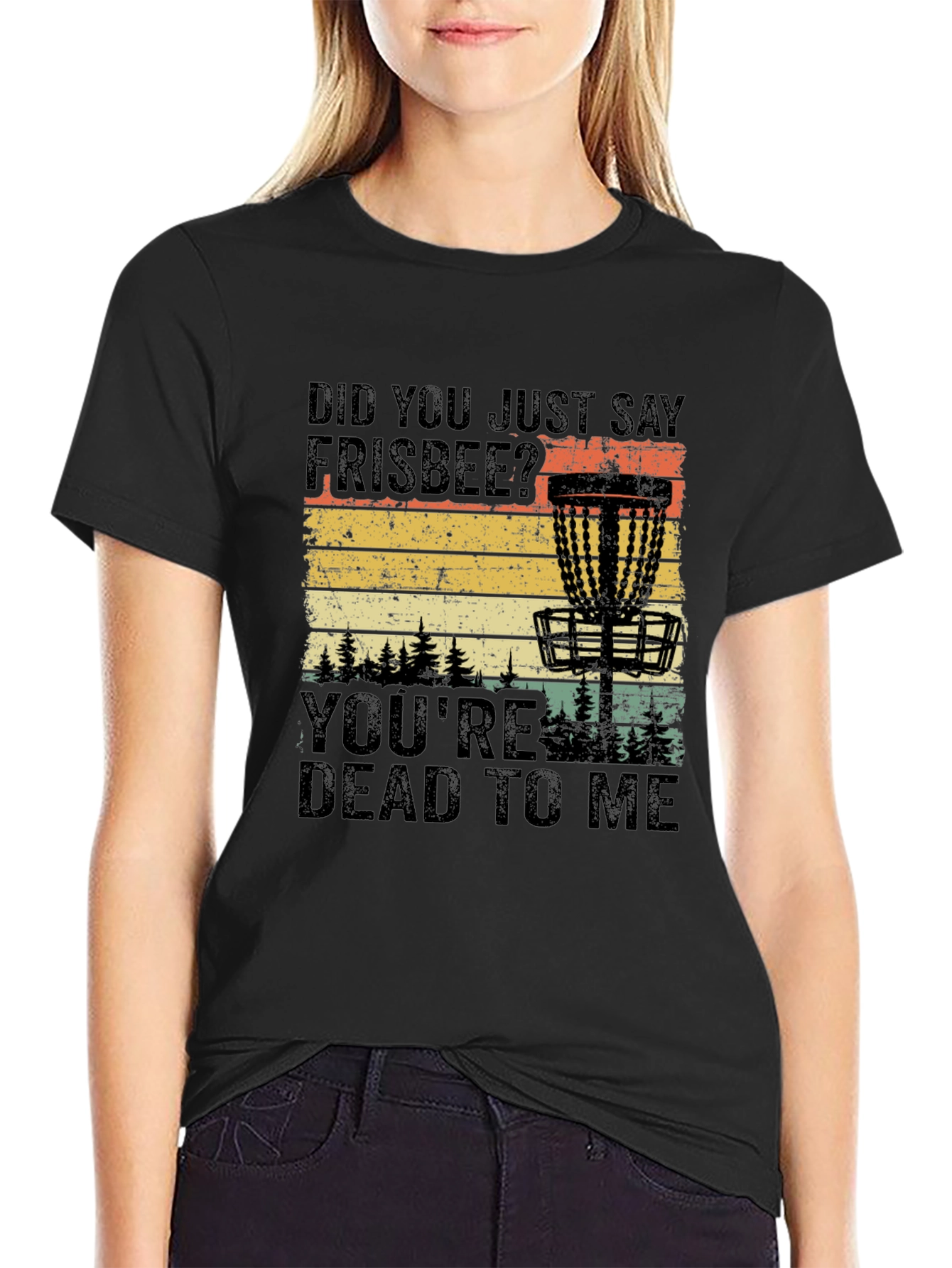 Frisbee Disc Golf T-Shirt - Dead To Me