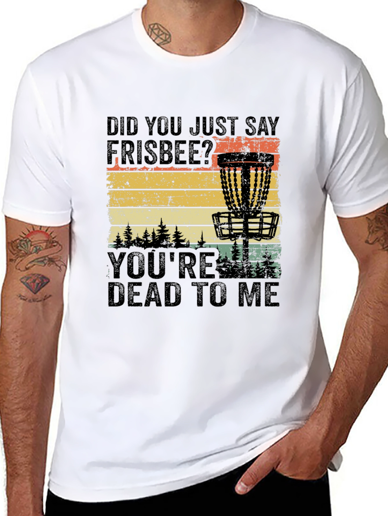 Frisbee Disc Golf T-Shirt - Dead To Me