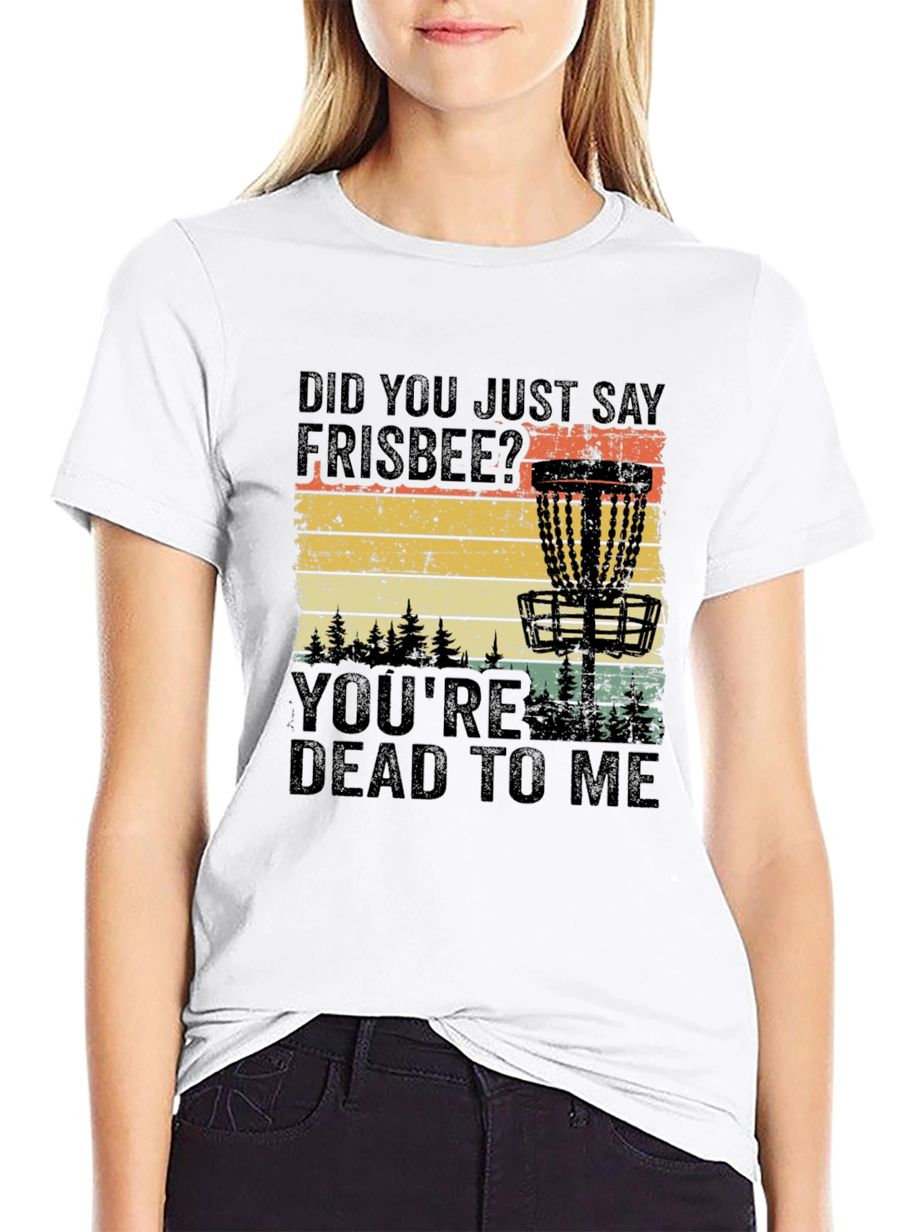Frisbee Disc Golf T-Shirt - Dead To Me