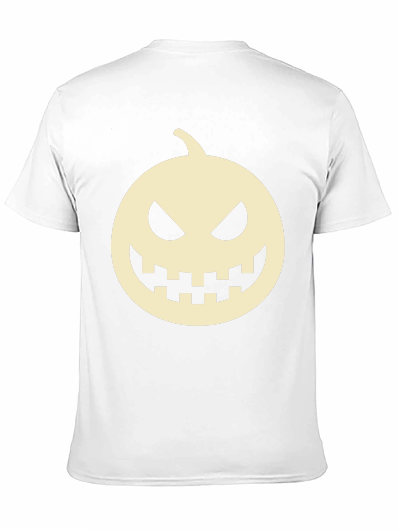 Halloween Pumpkin Face Black T-Shirt