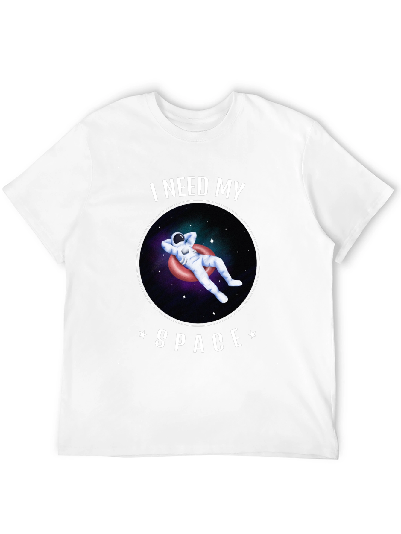I Need My Space Astronaut Graphic T-Shirt