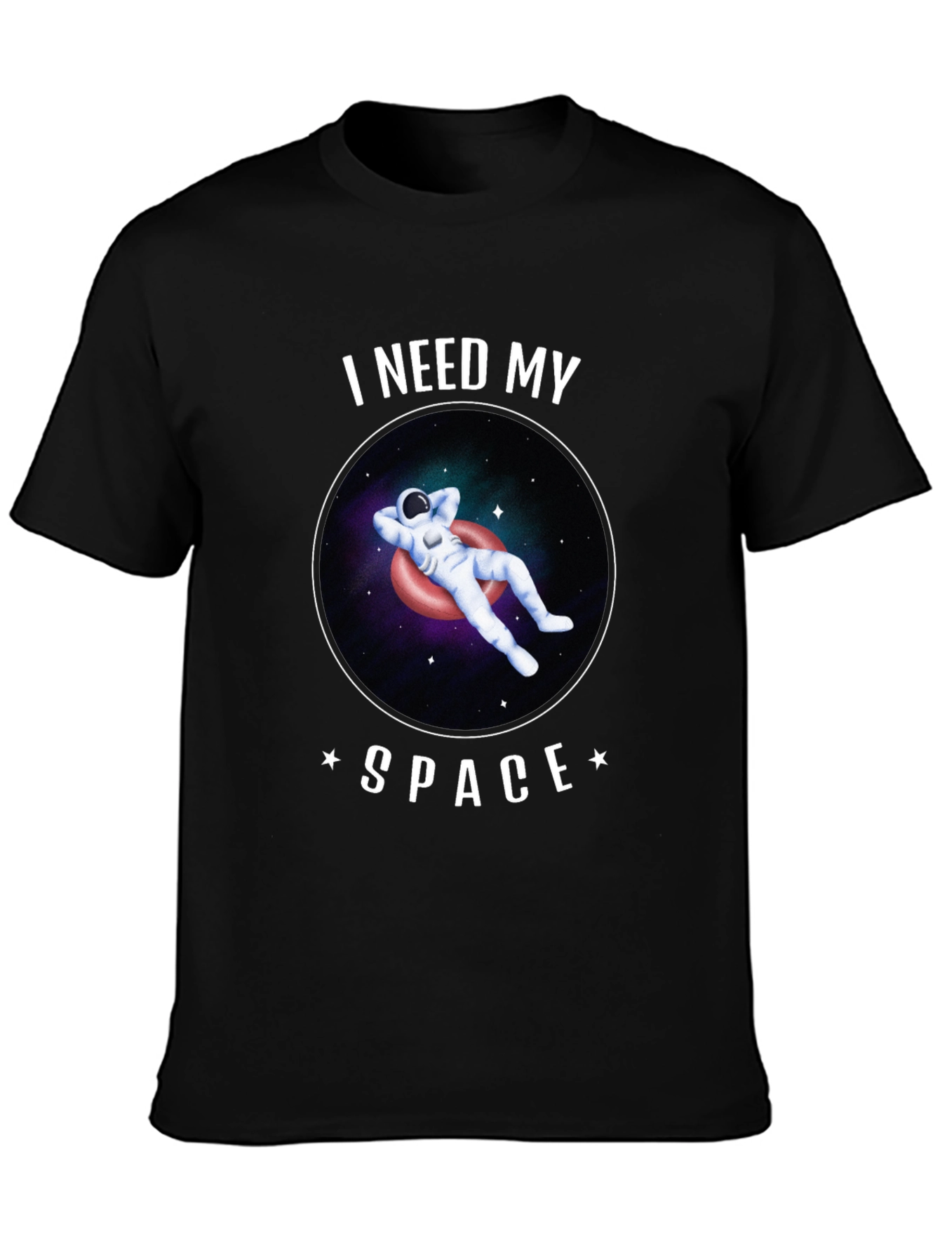 I Need My Space Astronaut Graphic T-Shirt