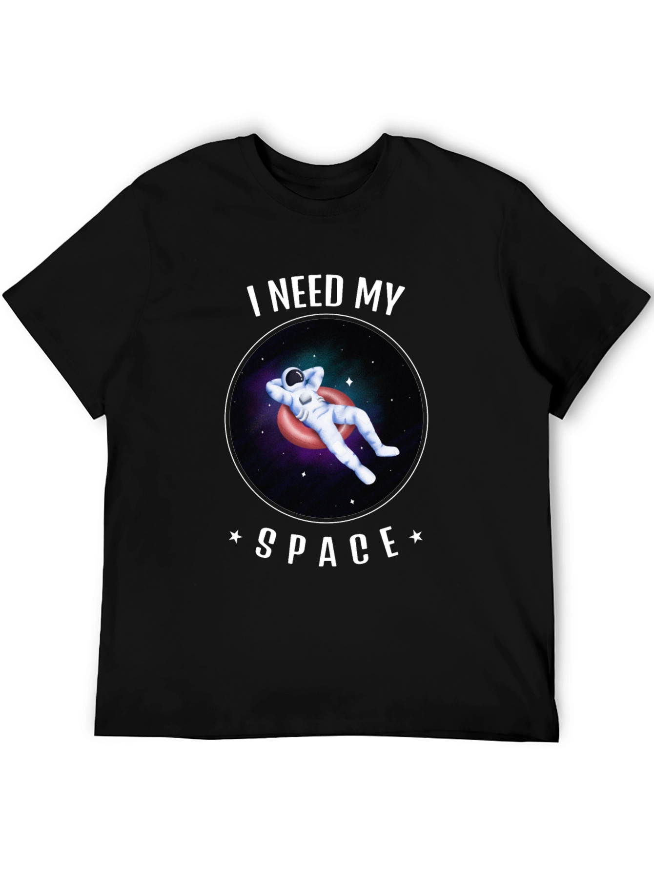 I Need My Space Astronaut Graphic T-Shirt