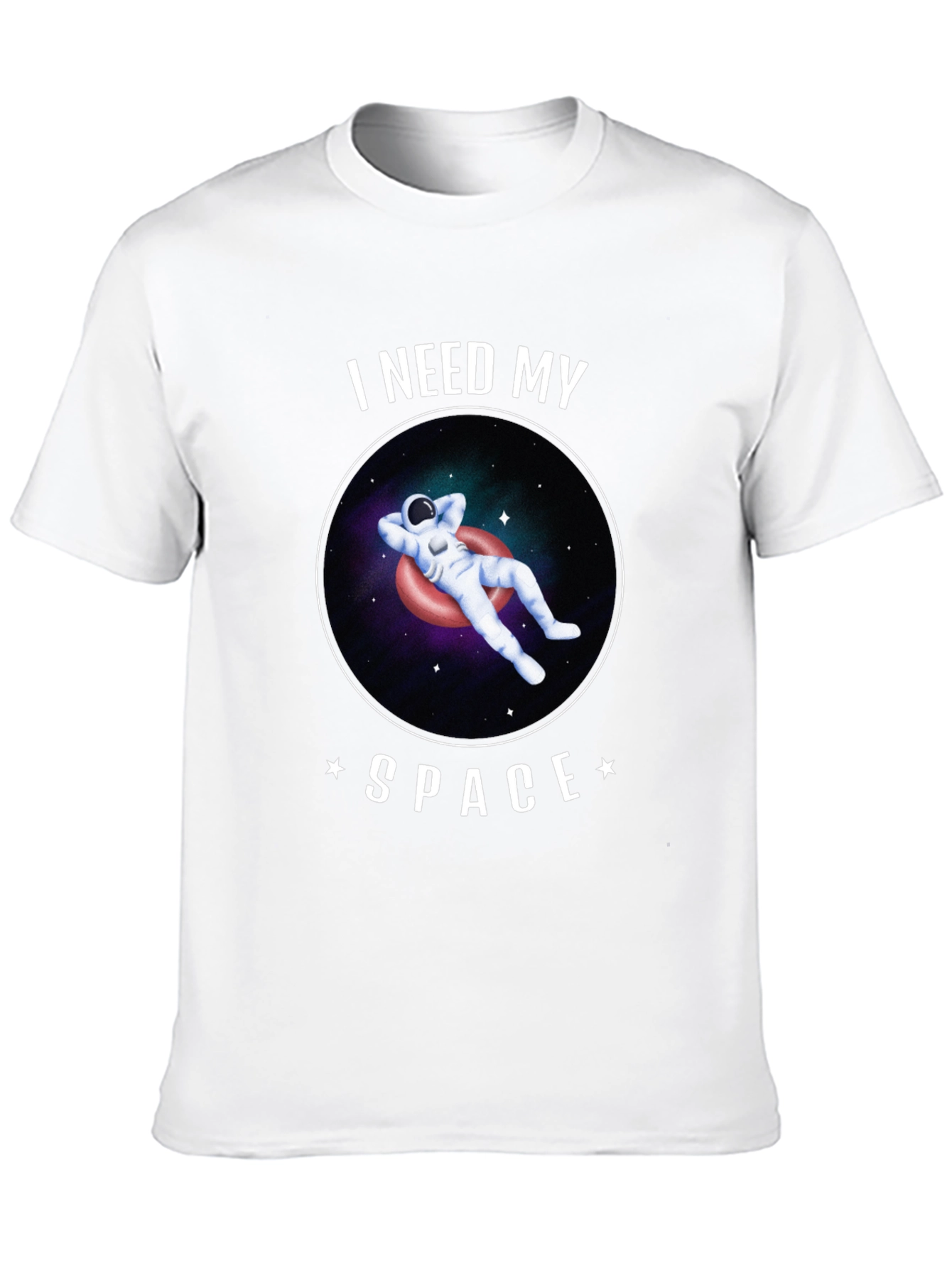 I Need My Space Astronaut Graphic T-Shirt