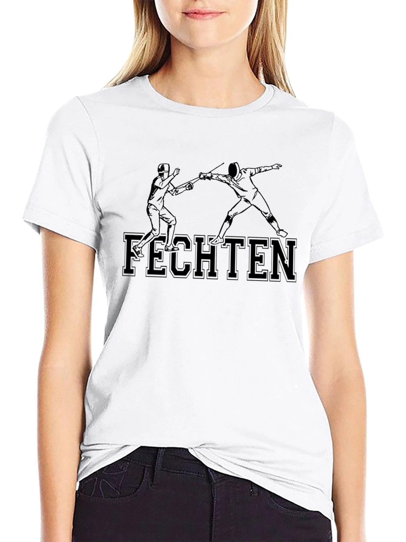 Fencing Sport T-Shirt - Fechten Graphic Tee
