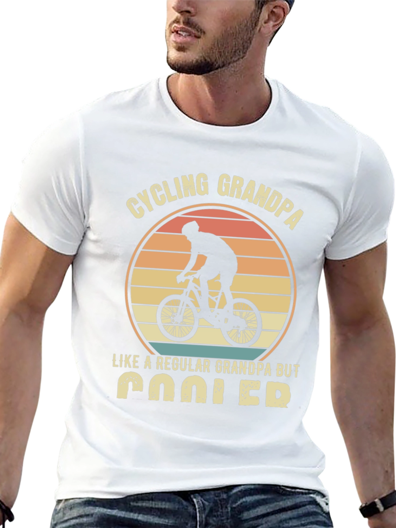 Cycling Grandpa T-Shirt - Regular Grandpa But Cooler!