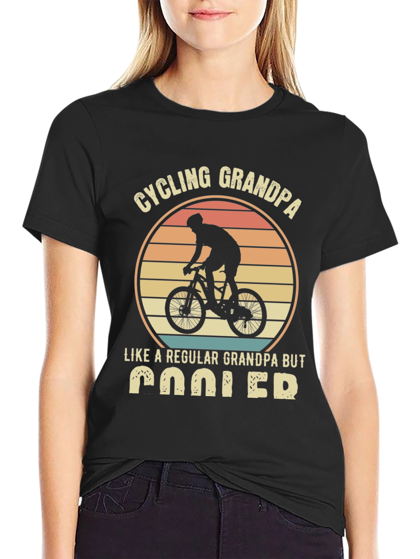 Cycling Grandpa T-Shirt - Regular Grandpa But Cooler!