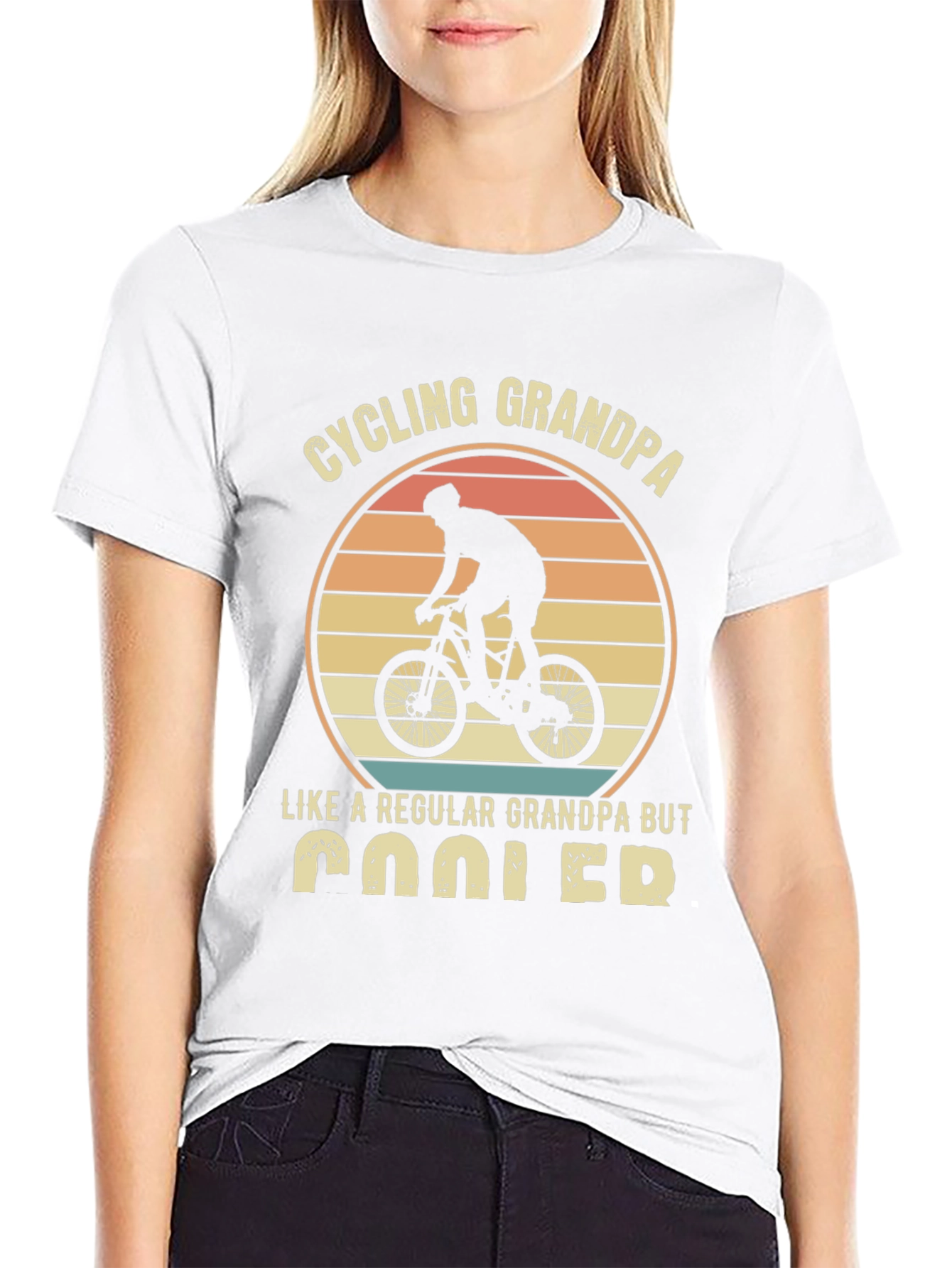 Cycling Grandpa T-Shirt - Regular Grandpa But Cooler!