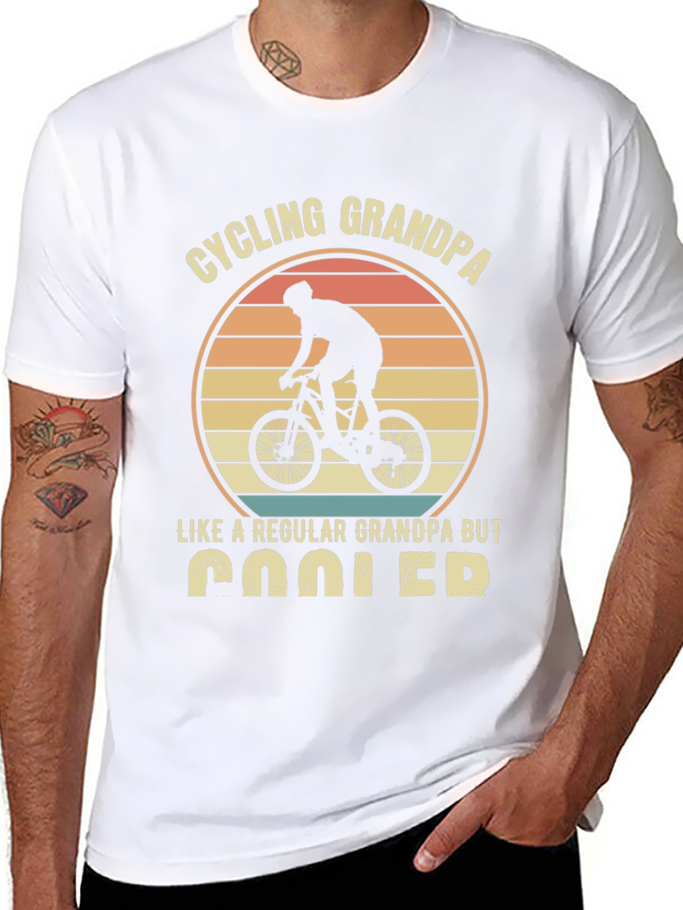 Cycling Grandpa T-Shirt - Regular Grandpa But Cooler!