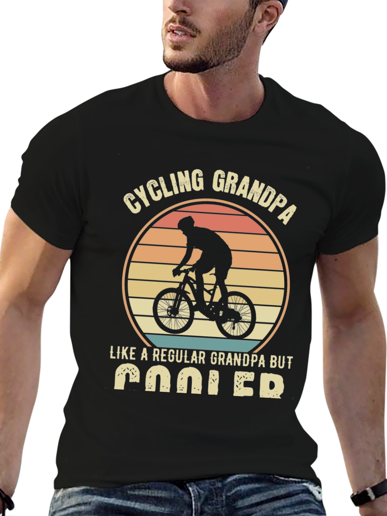 Cycling Grandpa T-Shirt - Regular Grandpa But Cooler!