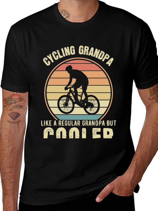 Cycling Grandpa T-Shirt - Regular Grandpa But Cooler!