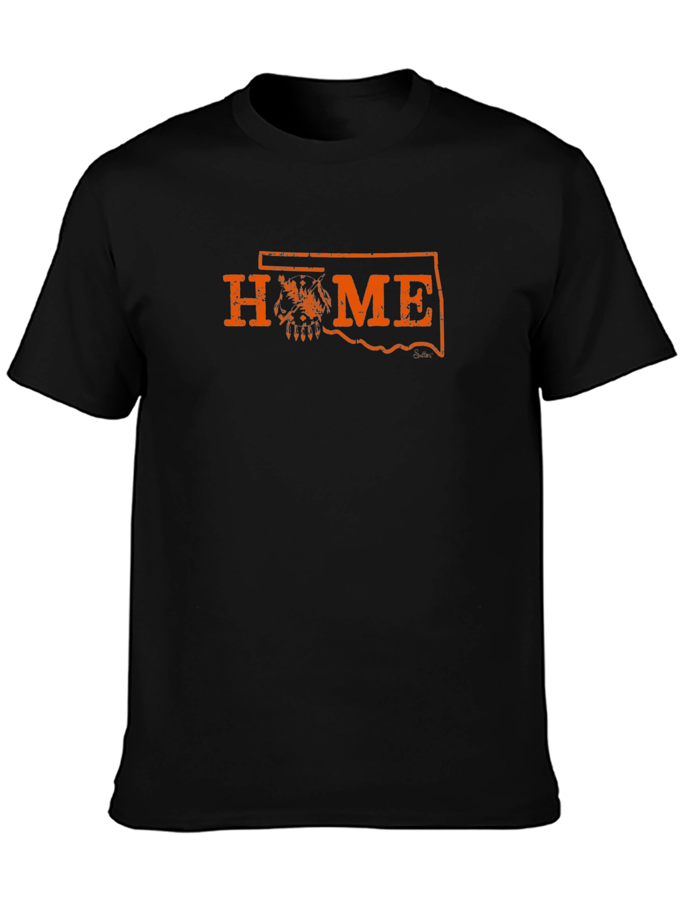 Oklahoma HOME State Pride Black T-Shirt