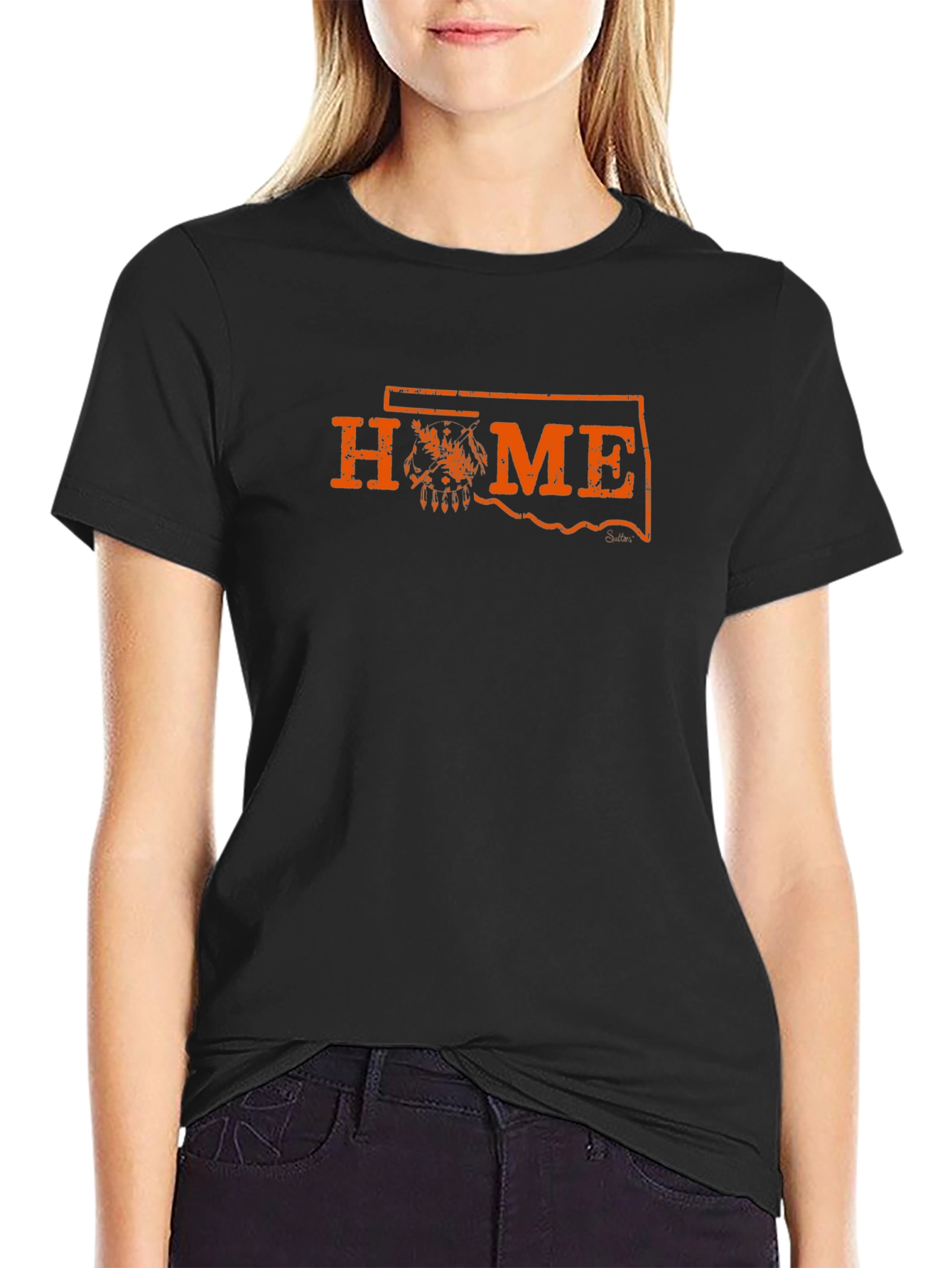 Oklahoma HOME State Pride Black T-Shirt