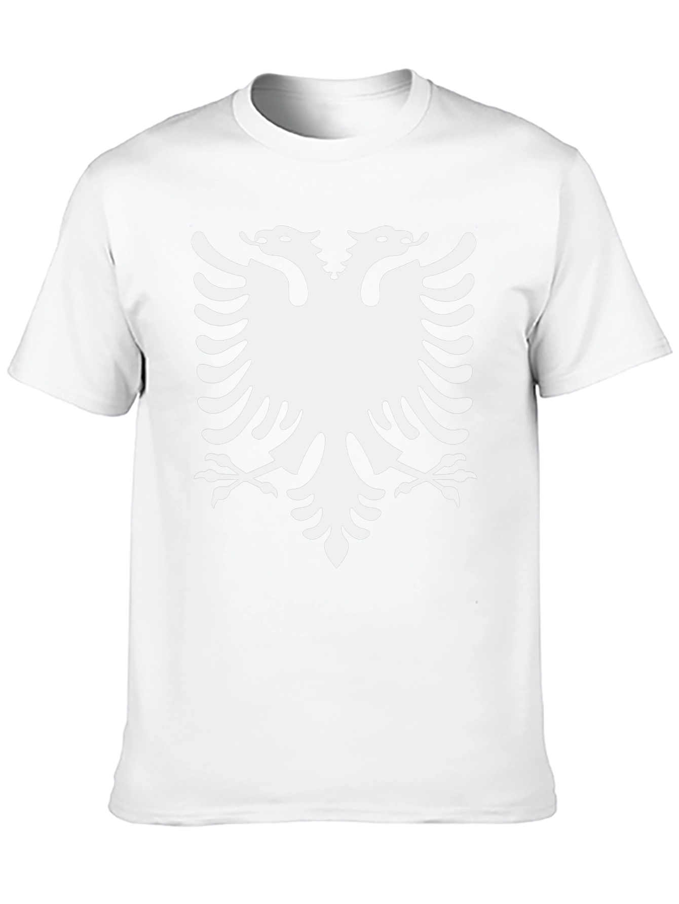 Albanian Eagle Graphic Tee - Classic Black Cotton Shirt
