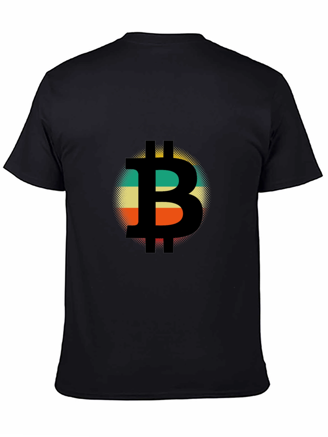 Bitcoin Retro Style T-Shirt - Black