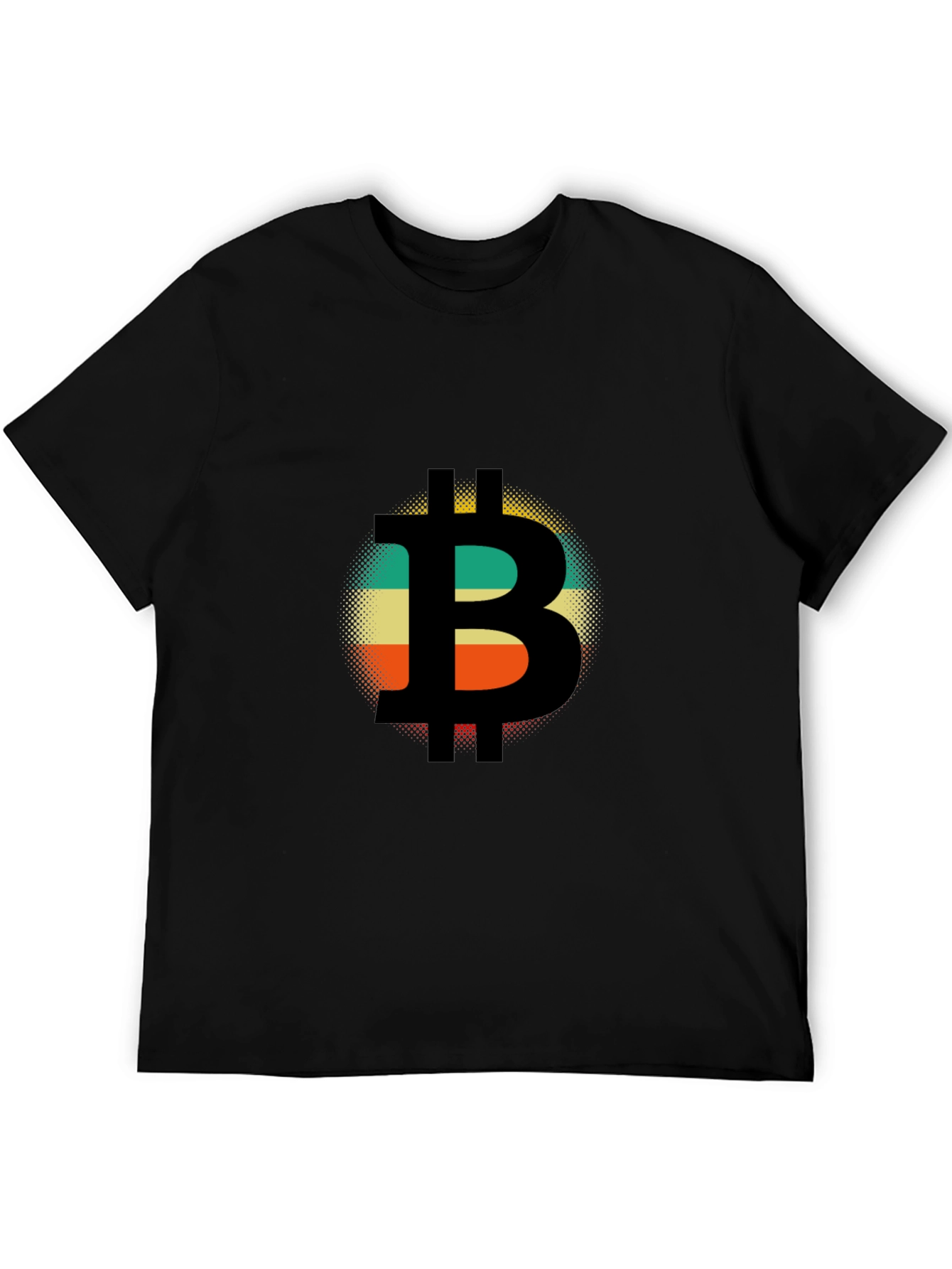 Bitcoin Retro Style T-Shirt - Black