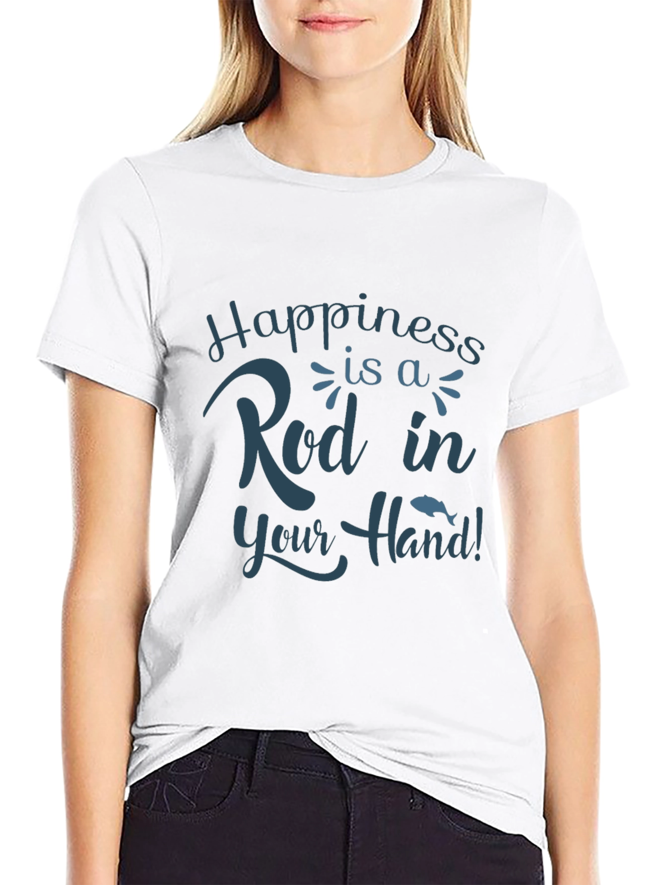 Happiness is a Rod Fishing T-Shirt