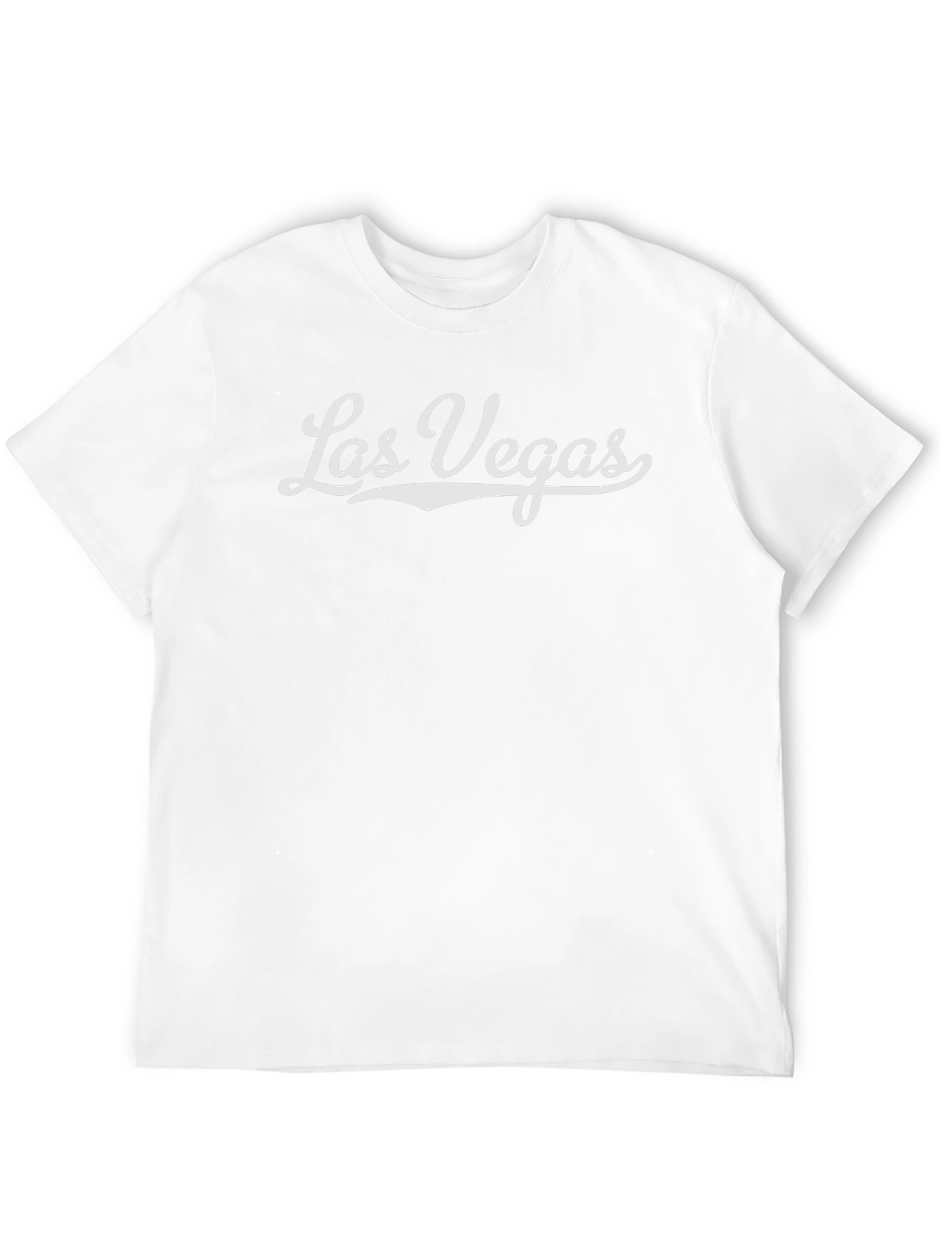 Las Vegas Script Black T-Shirt