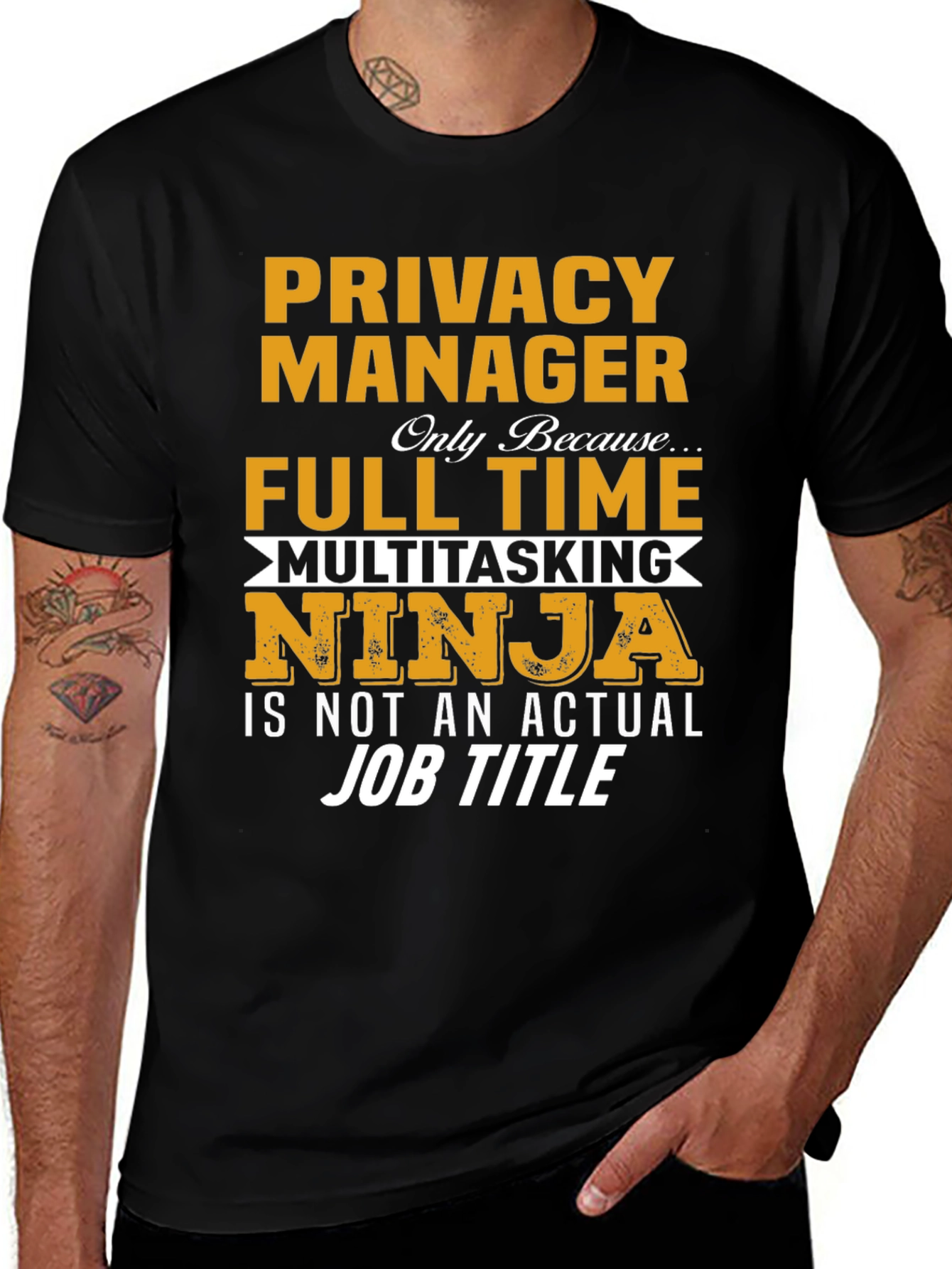 Privacy Manager T-Shirt: Multitasking Ninja