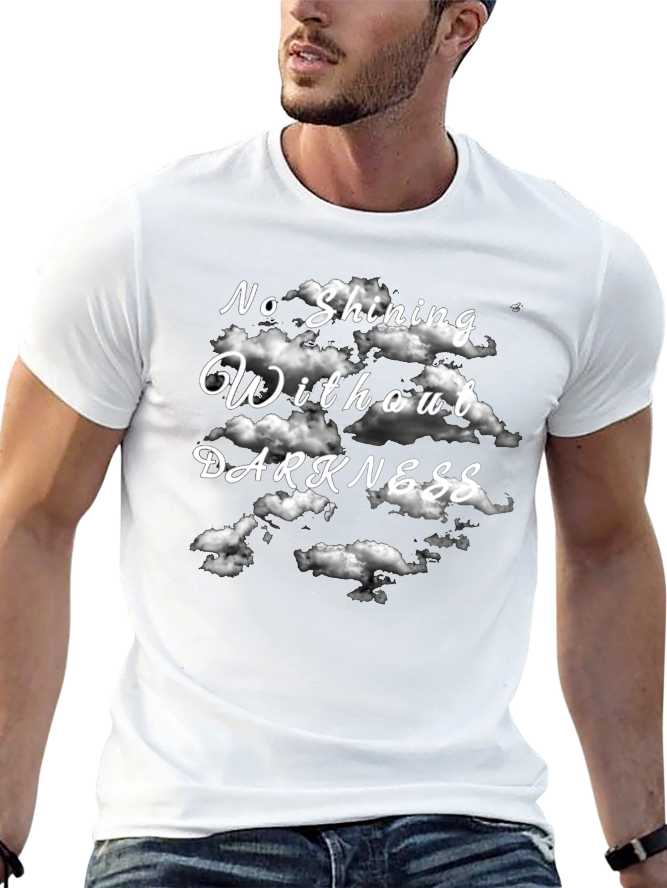 Inspirational Cloud Graphic T-Shirt
