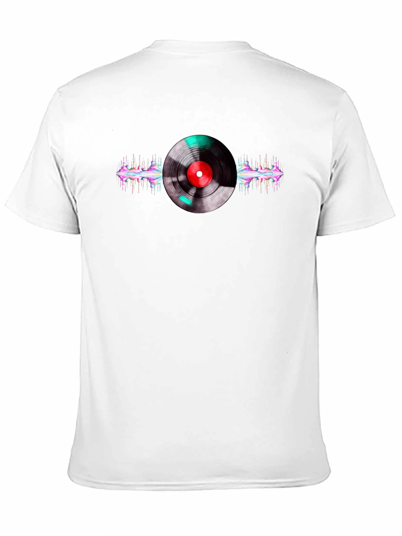 Vinyl Record Graphic Black T-Shirt